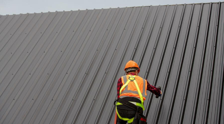 Professional metal roof installation services in Lake View, IA